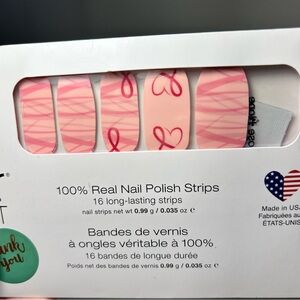 Color Street Choose Hope Pink Nail Polish Strips